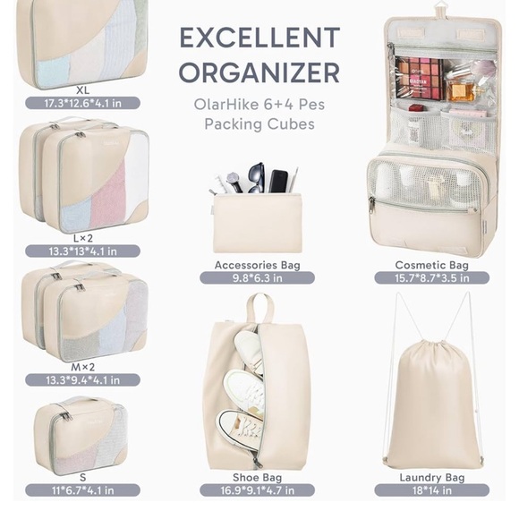 BNIB Packing Cubes - Picture 2 of 2